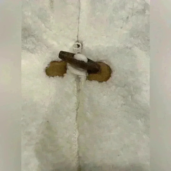 Carter’s Sherpa Bear Suit Infant Size 3 Months White - Picture 2 of 8